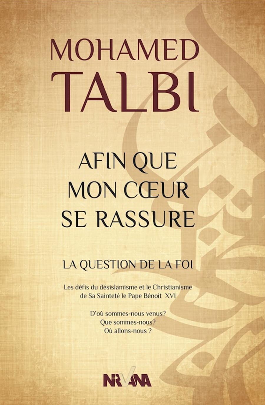 Afin que mon coeur se rassure