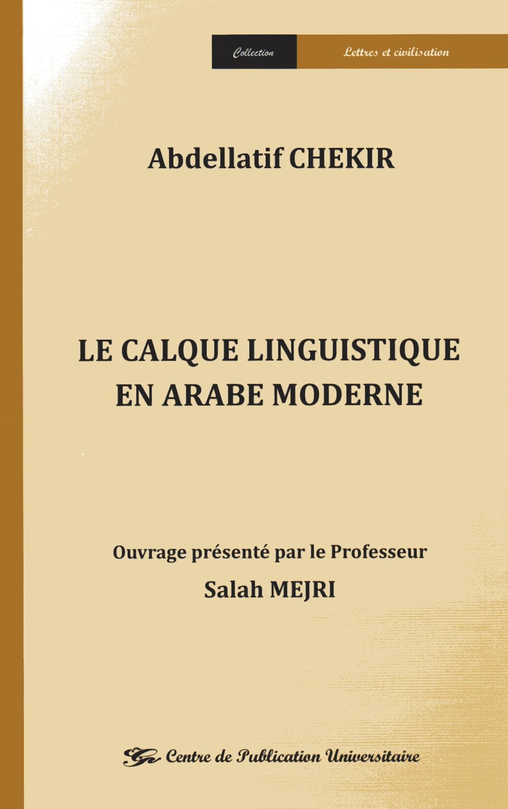 Le calque linguistique arabe moderne