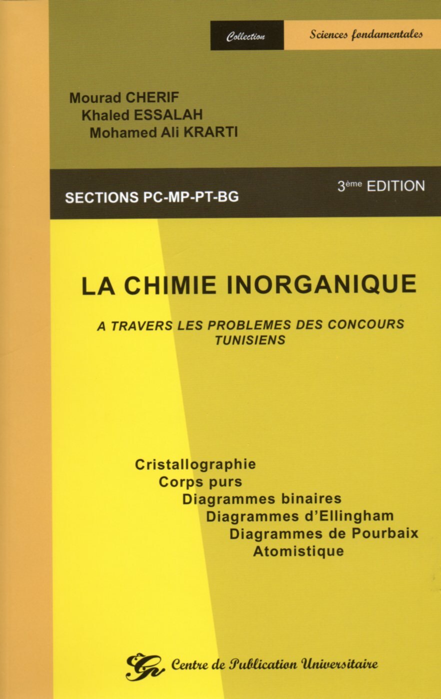 Chimie inorganique à travers les problèmes des concours tunisiens
