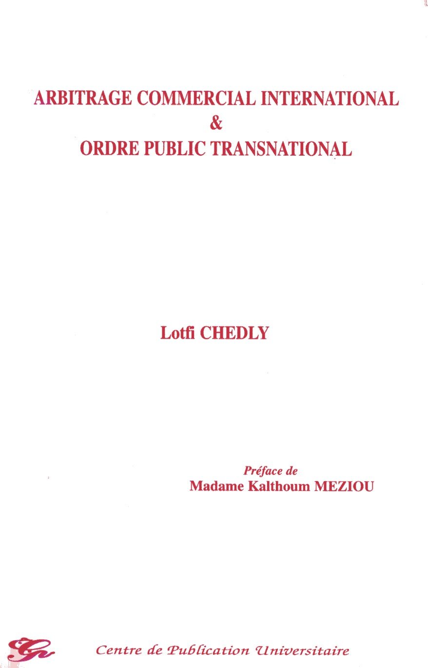 Arbitrage commercial international et ordre public transnational