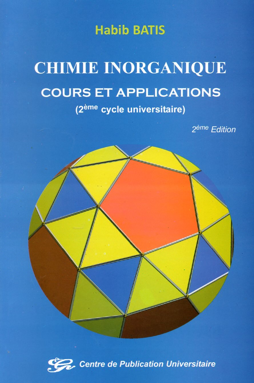 Chimie inorganique. Cours et applications