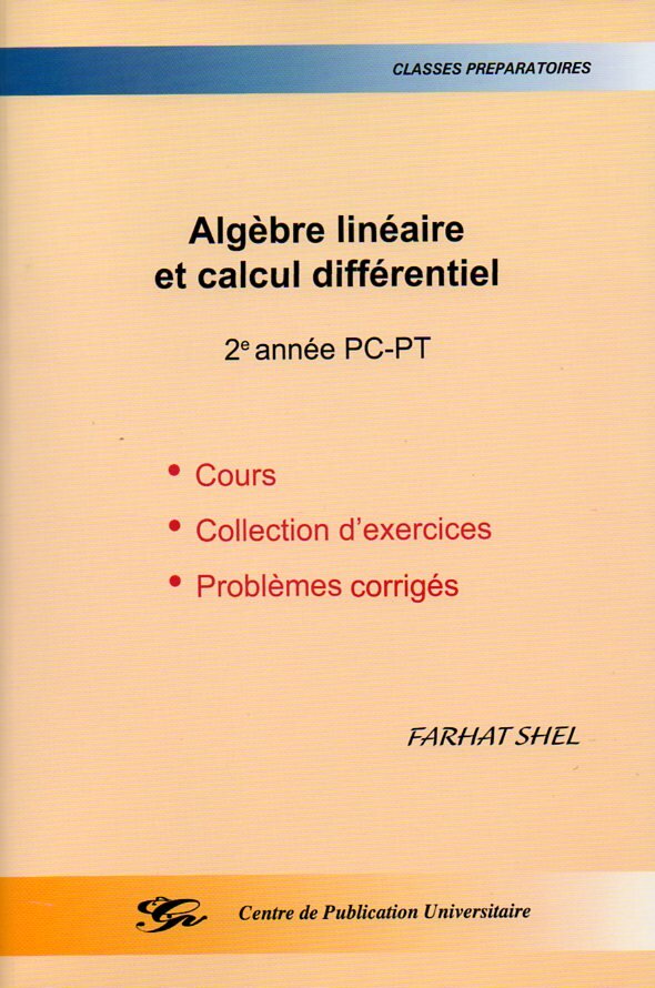 Algèbre linéiare et calcul différentiel
