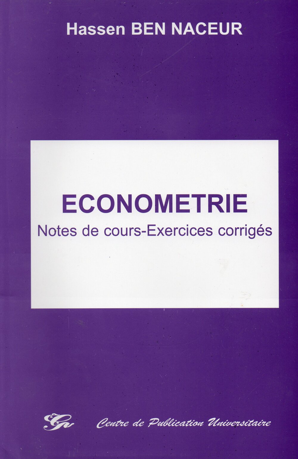 Econométrie : Notes de cours, Exercices corrigés