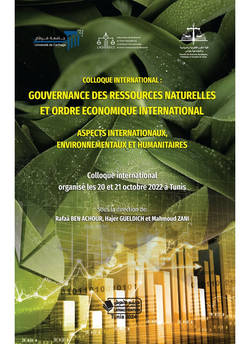 colloque international : gouvernance des ressources naturelles et ordre économique international